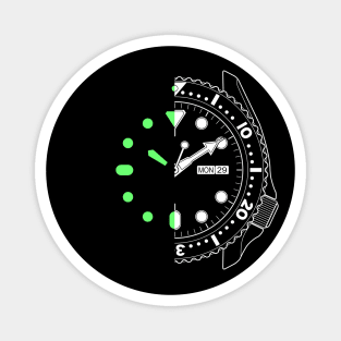 Divers Watch Day and Night Magnet